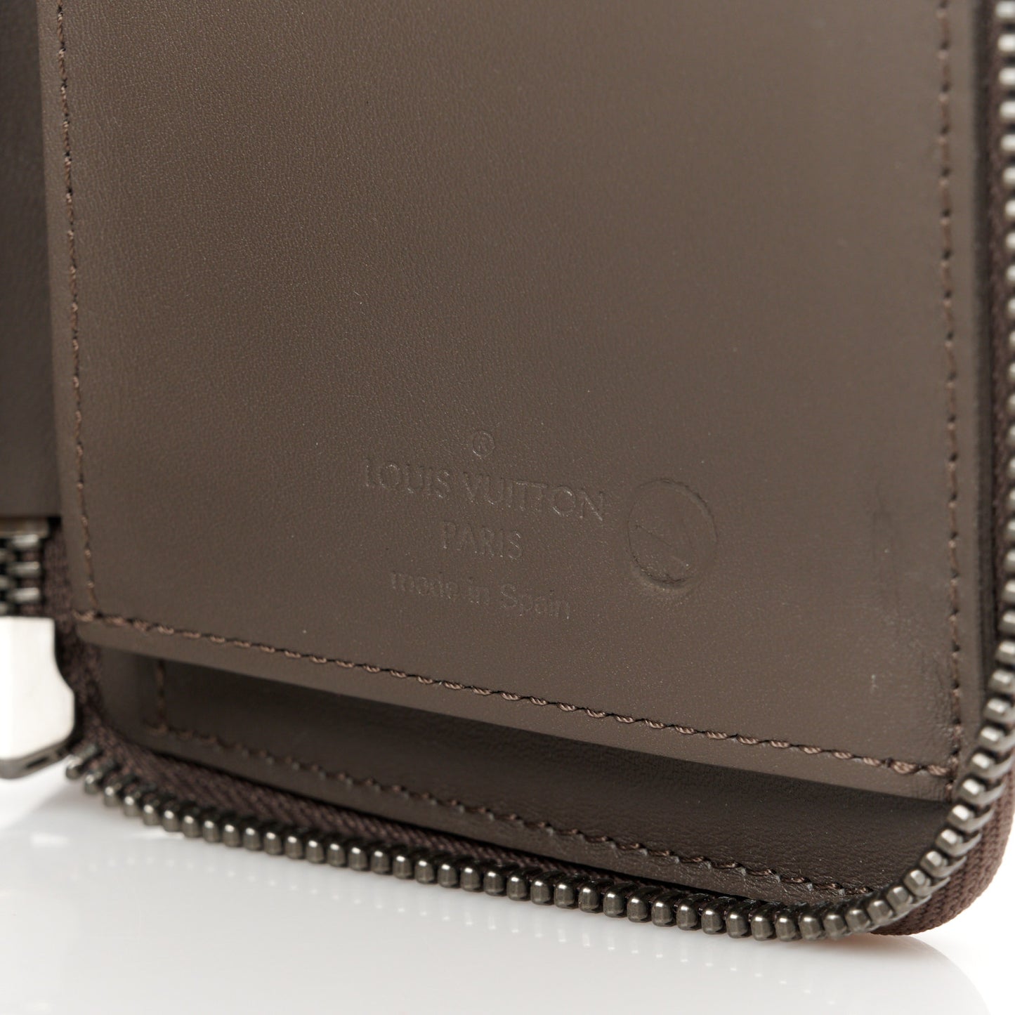 Damier Infini Zippy Vertical Wallet Granit