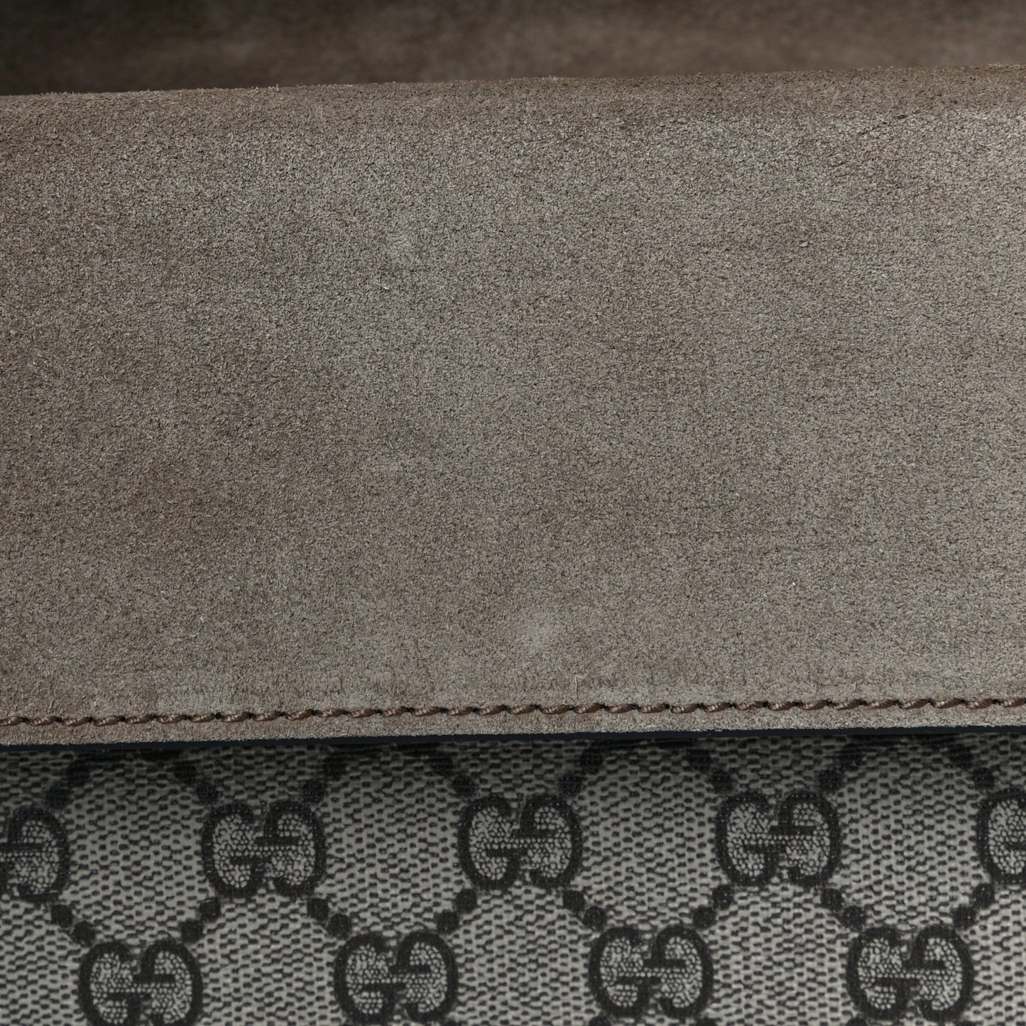 GG Supreme Monogram Small Dionysus Shoulder Bag Taupe