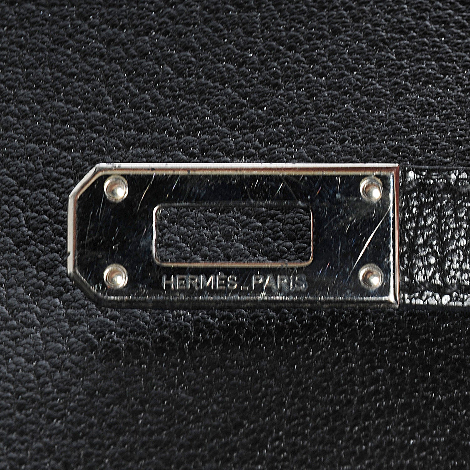 Hermes Chèvre Mysore Kelly Longue Wallet Black 4 of 15
