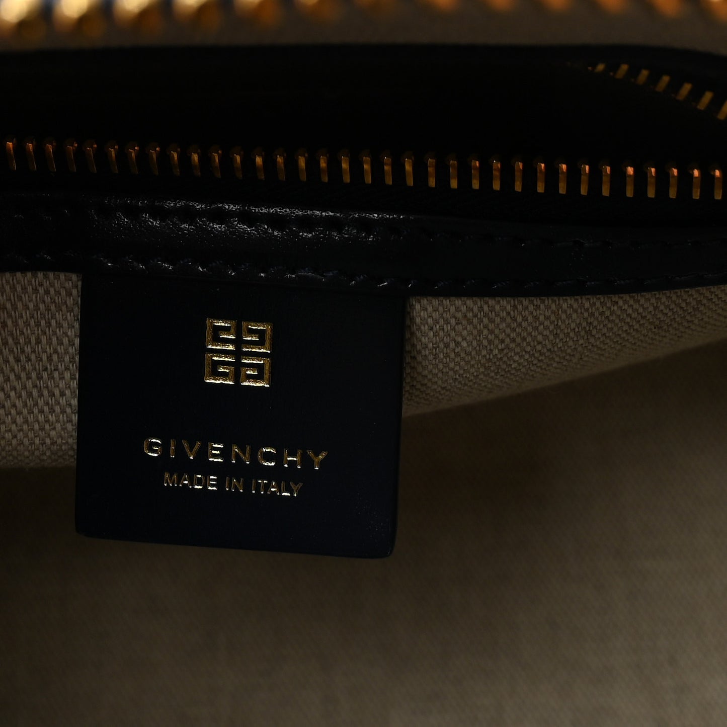 Shiny Lord Calfskin Mini Antigona Navy