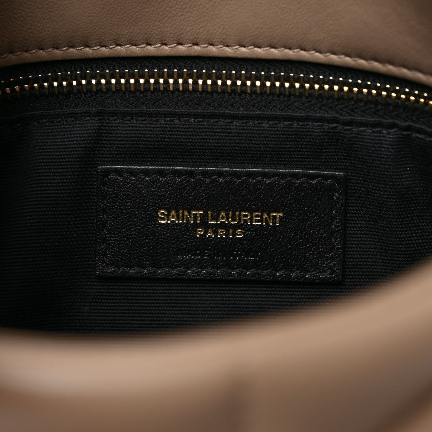 Lambskin Quilted Toy Loulou Puffer Monogram Chain Satchel Nude Powder