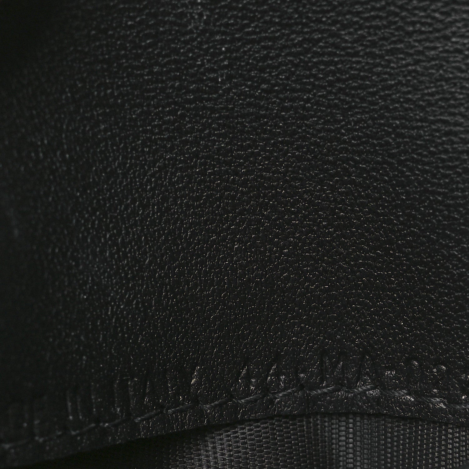 Christian Dior Grained Calfskin Saddle Card Holder Black 8 of 10