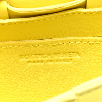 Bottega Veneta Lambskin Maxi Intreccio Small Cassette Crossbody Bag Sherbert 6 of 9