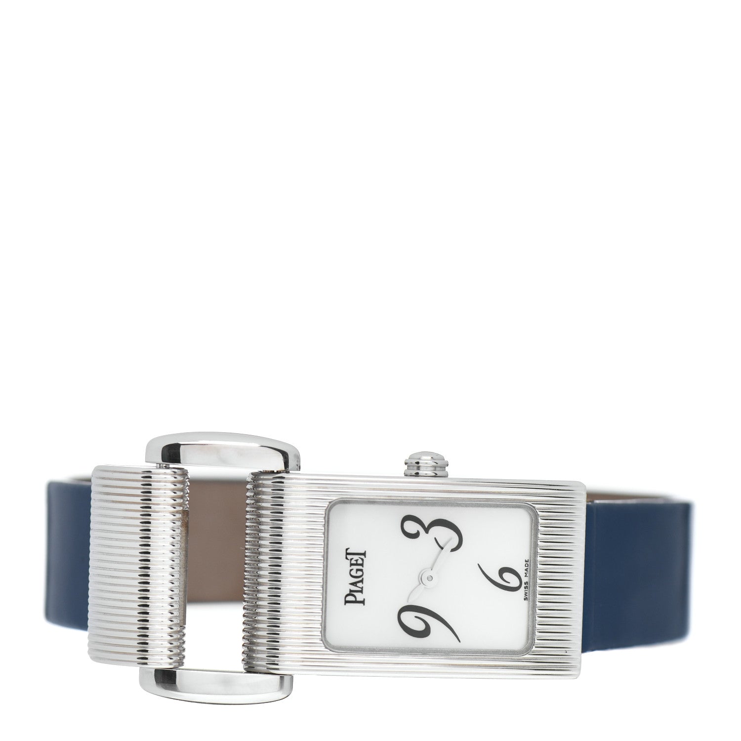 Piaget 18K White Gold Satin 17mm Protocole Quartz Watch 2 of 4