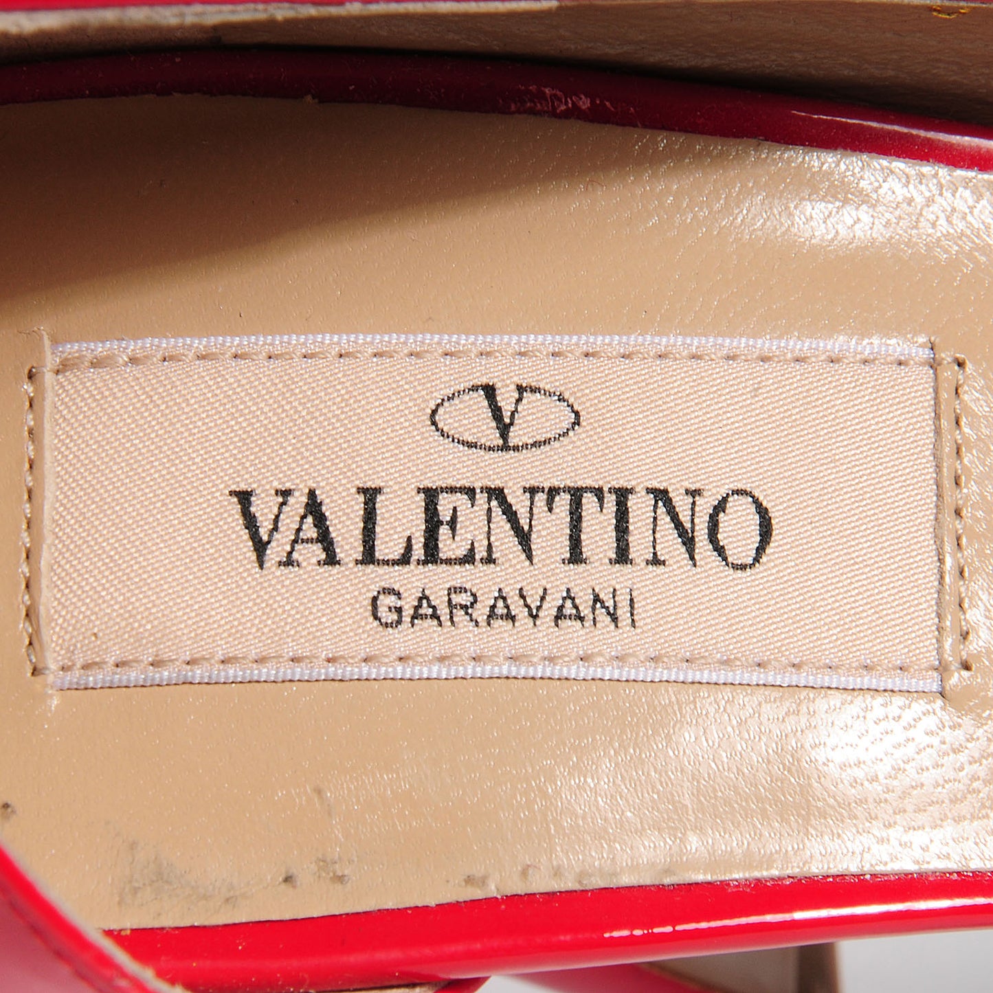 Patent Couture Bow Peep Toe d'Orsay 15/110mm Pumps 39.5 Rosso Valentino