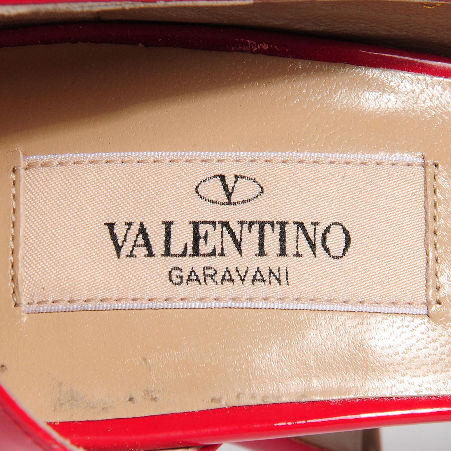 Valentino Garavani Patent Couture Bow Peep Toe d'Orsay 15/110mm Pumps 39.5 Rosso Valentino 8 of 8