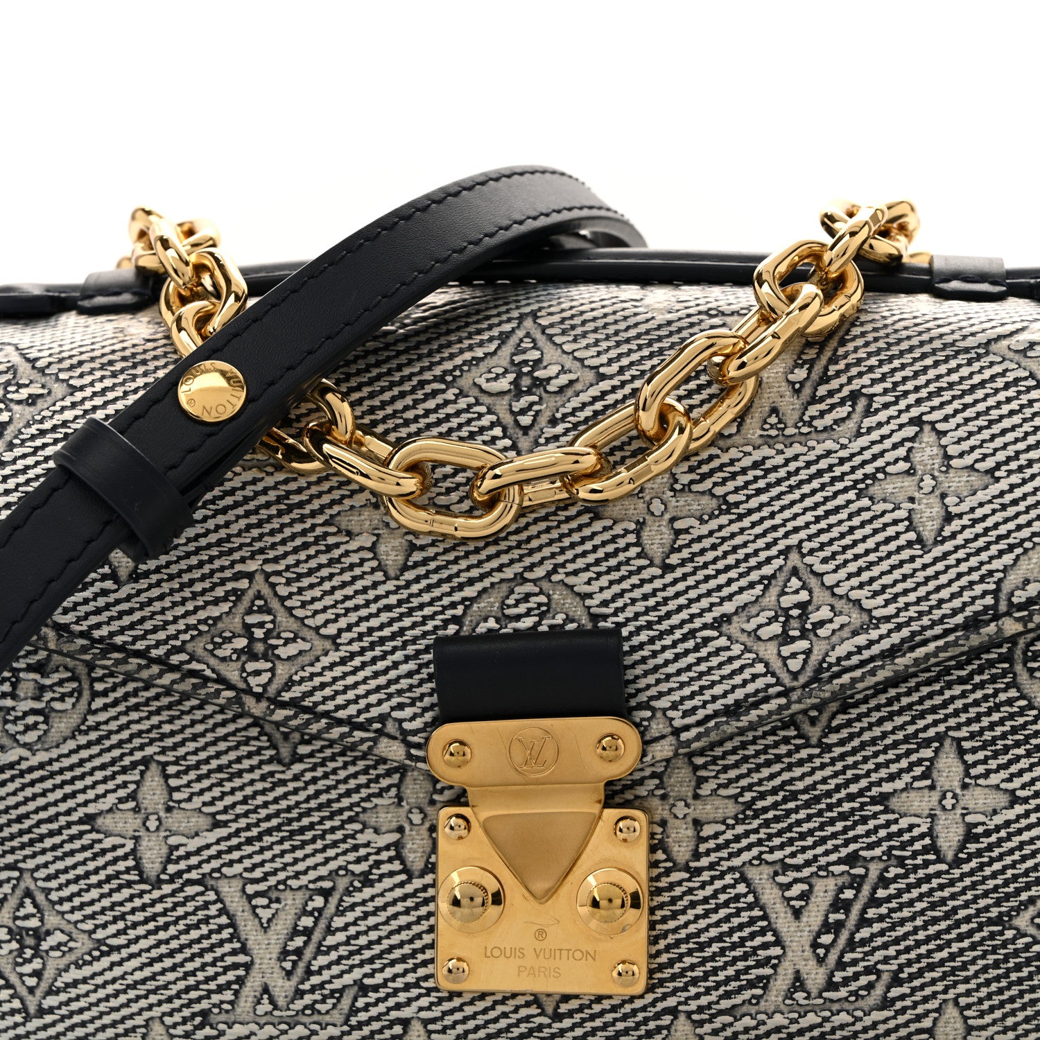 Louis Vuitton Monoglam Pochette Metis East West Blue 13 of 23