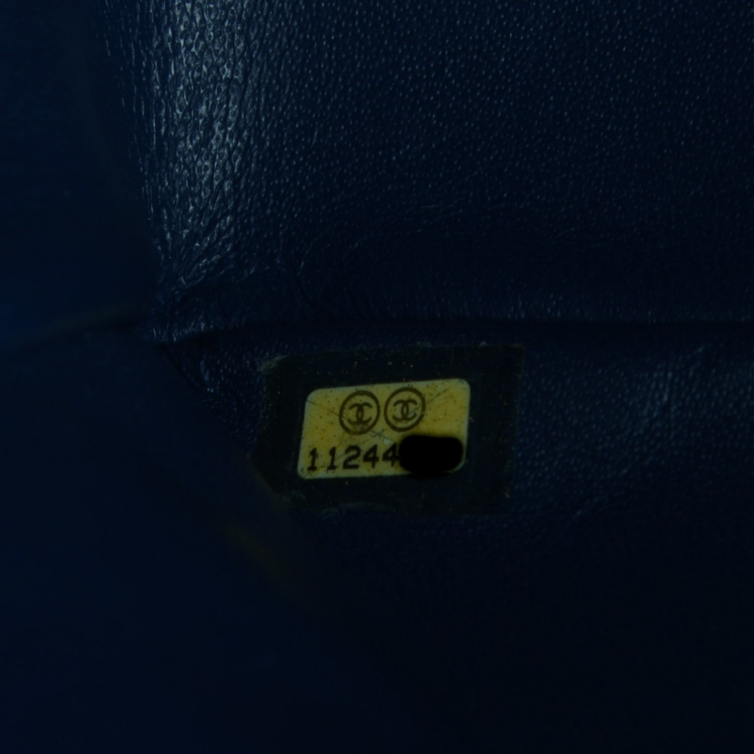 Chanel Lambskin Perforated Jumbo Single Flap Blue 7 of 7