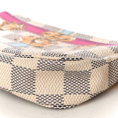 Louis Vuitton Damier Azur Summer Trunks Saint Tropez Mini Pochette Accessories 9 of 10