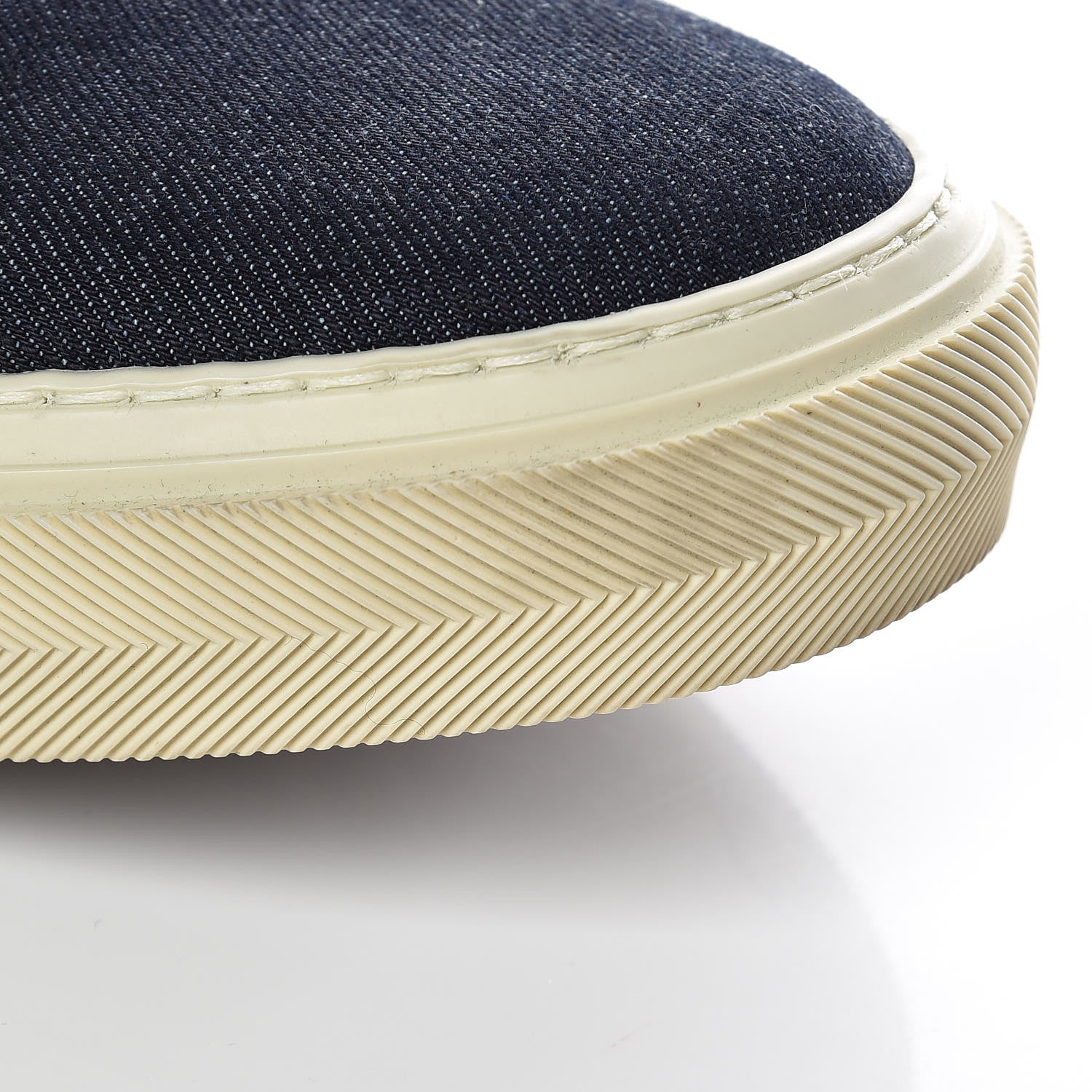 Louis Vuitton Calfskin Denim High Top Sneakers 11 12 of 15