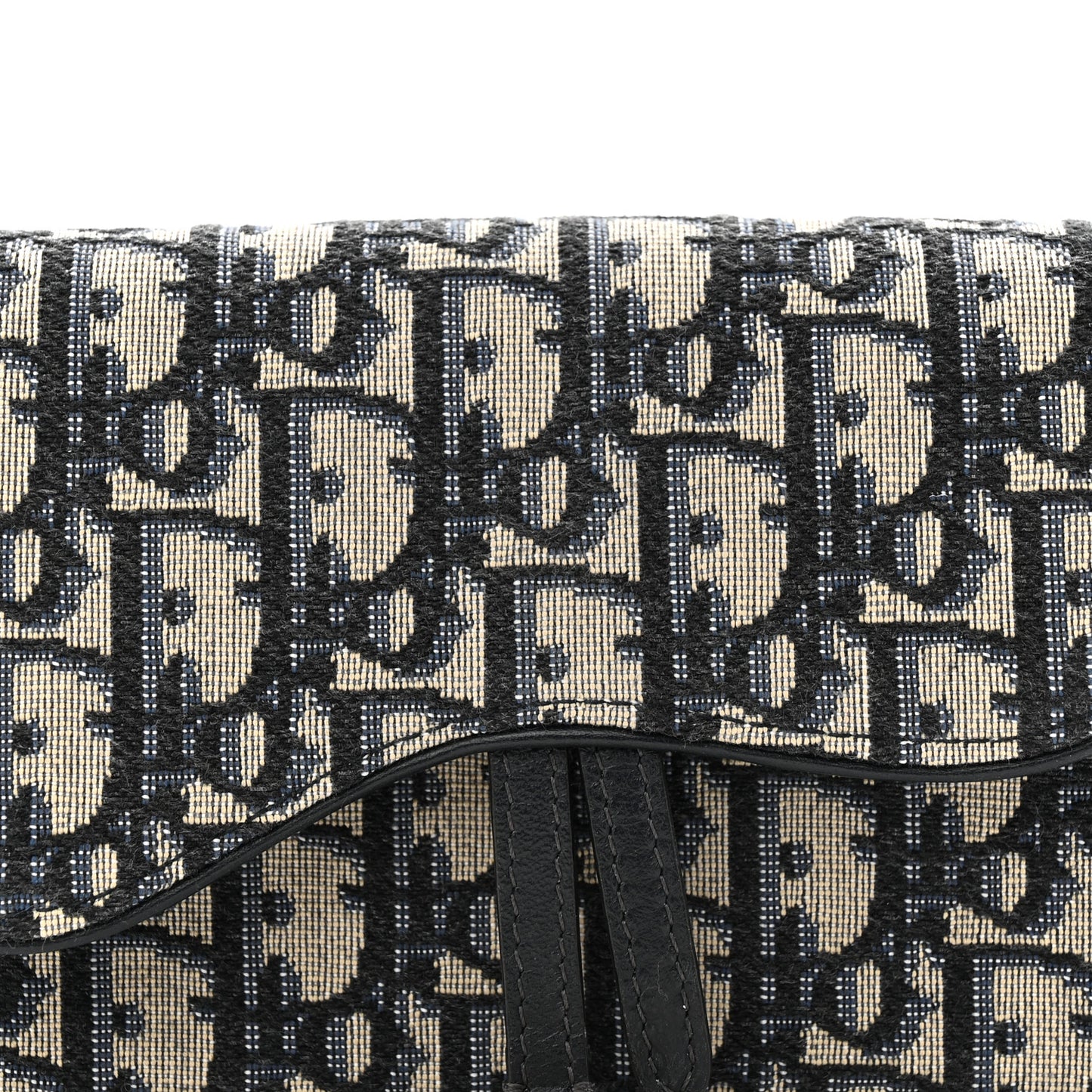 Oblique Saddle Belt Bag Blue