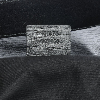 Gucci Monogram Horsebit Web Flap Bag Black 9 of 9