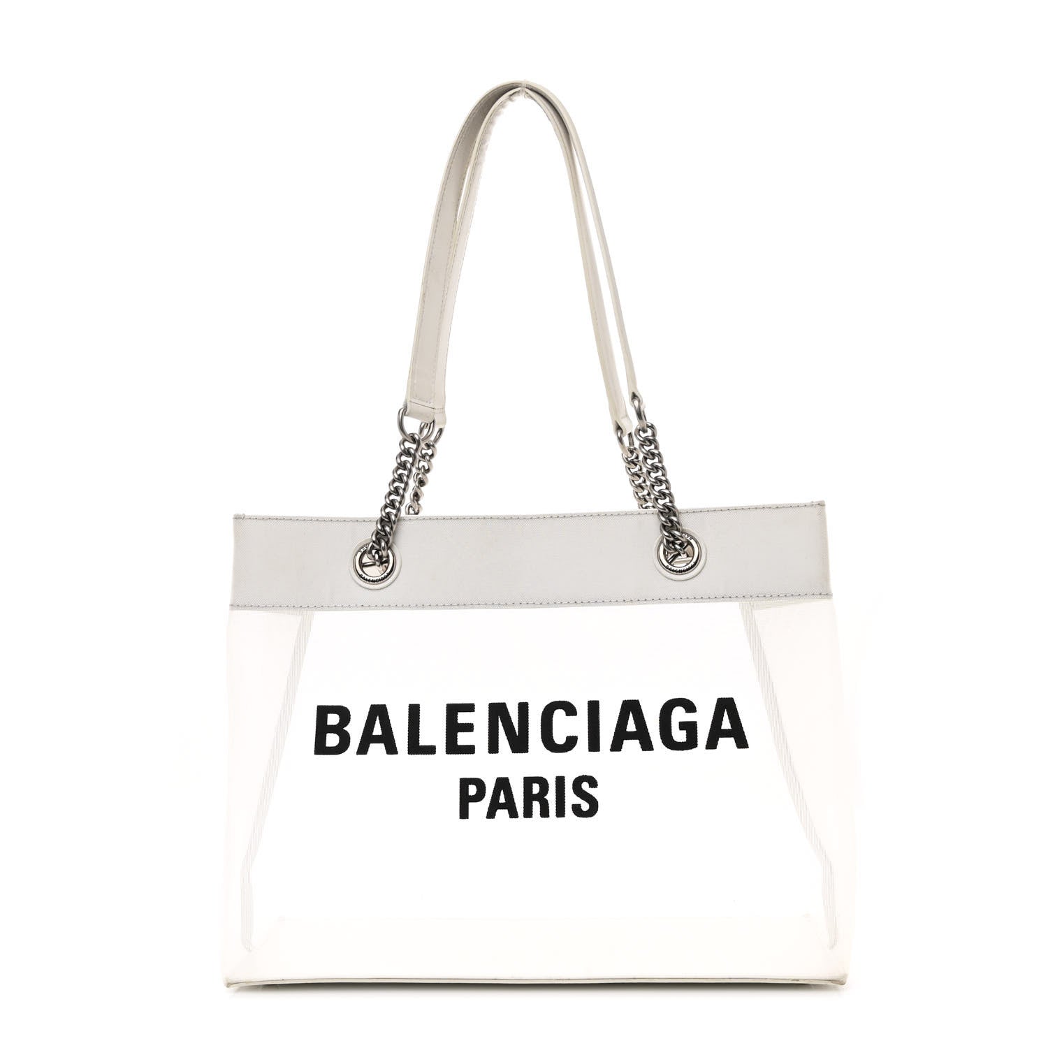 Balenciaga Mesh Large Duty Free Tote White 1 of 16