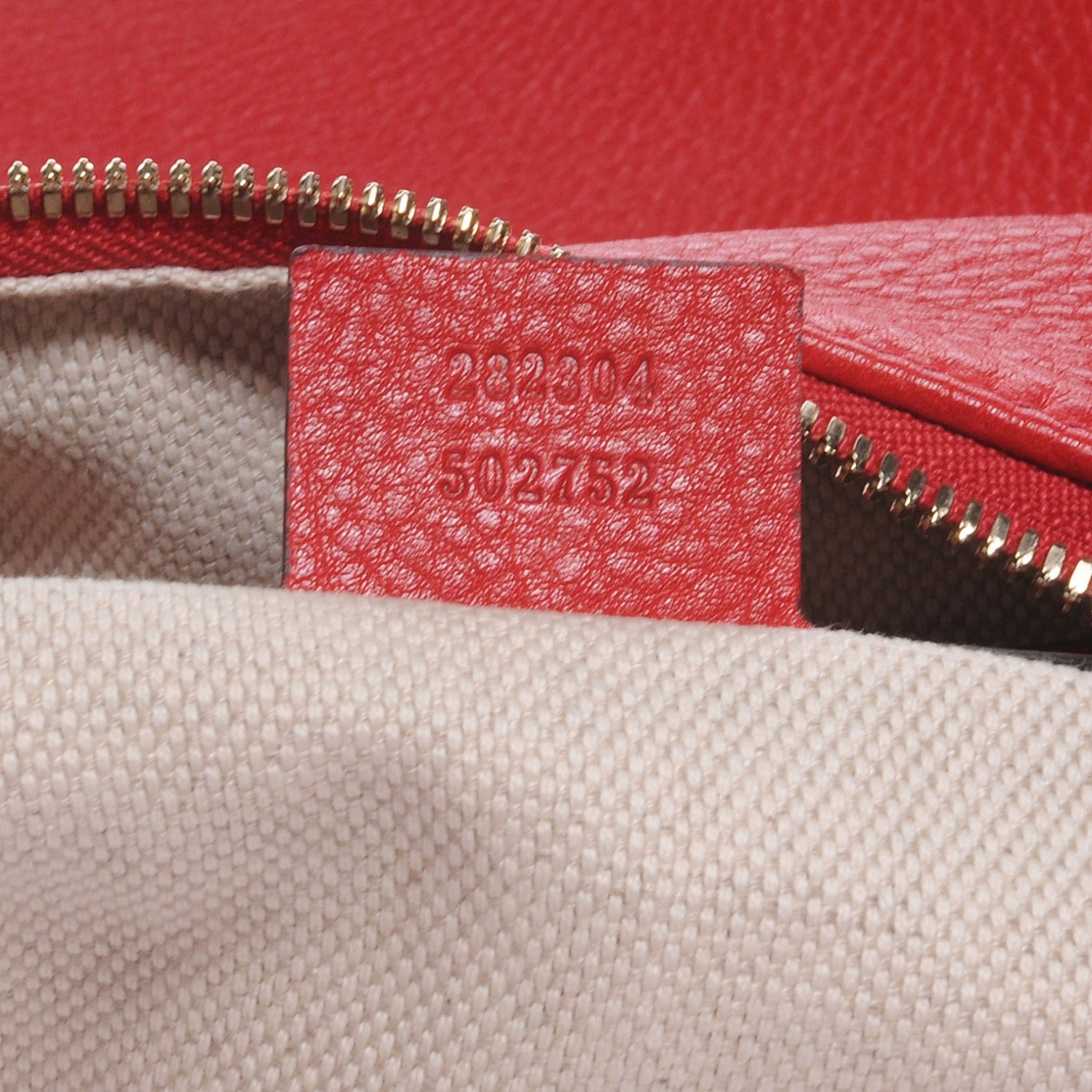 Gucci Pebbled Calfskin Large Soho Hobo Red 7 of 7