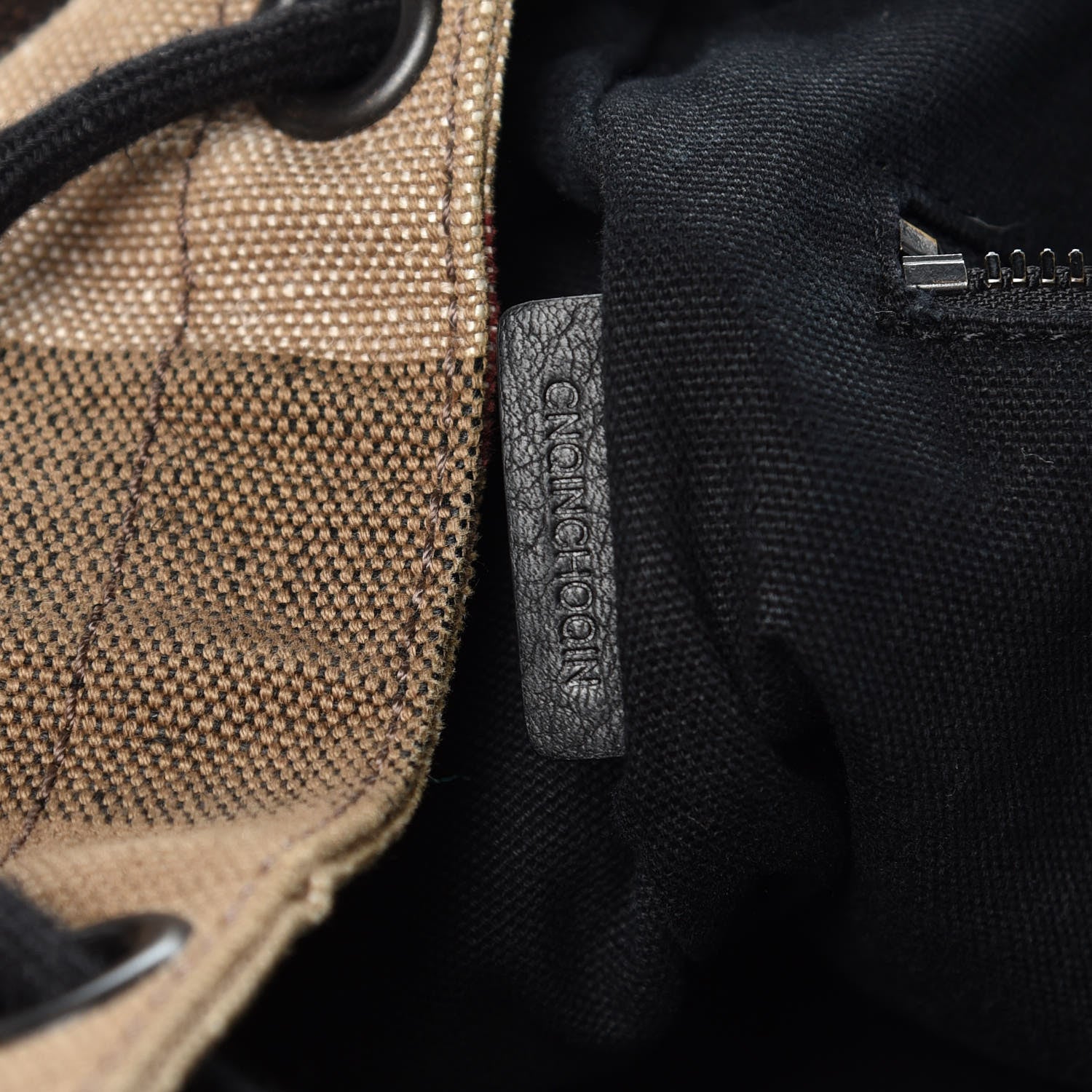 Burberry Canvas Mega Check Korbin Backpack Camel 8 of 11