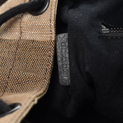 Burberry Canvas Mega Check Korbin Backpack Camel 8 of 11