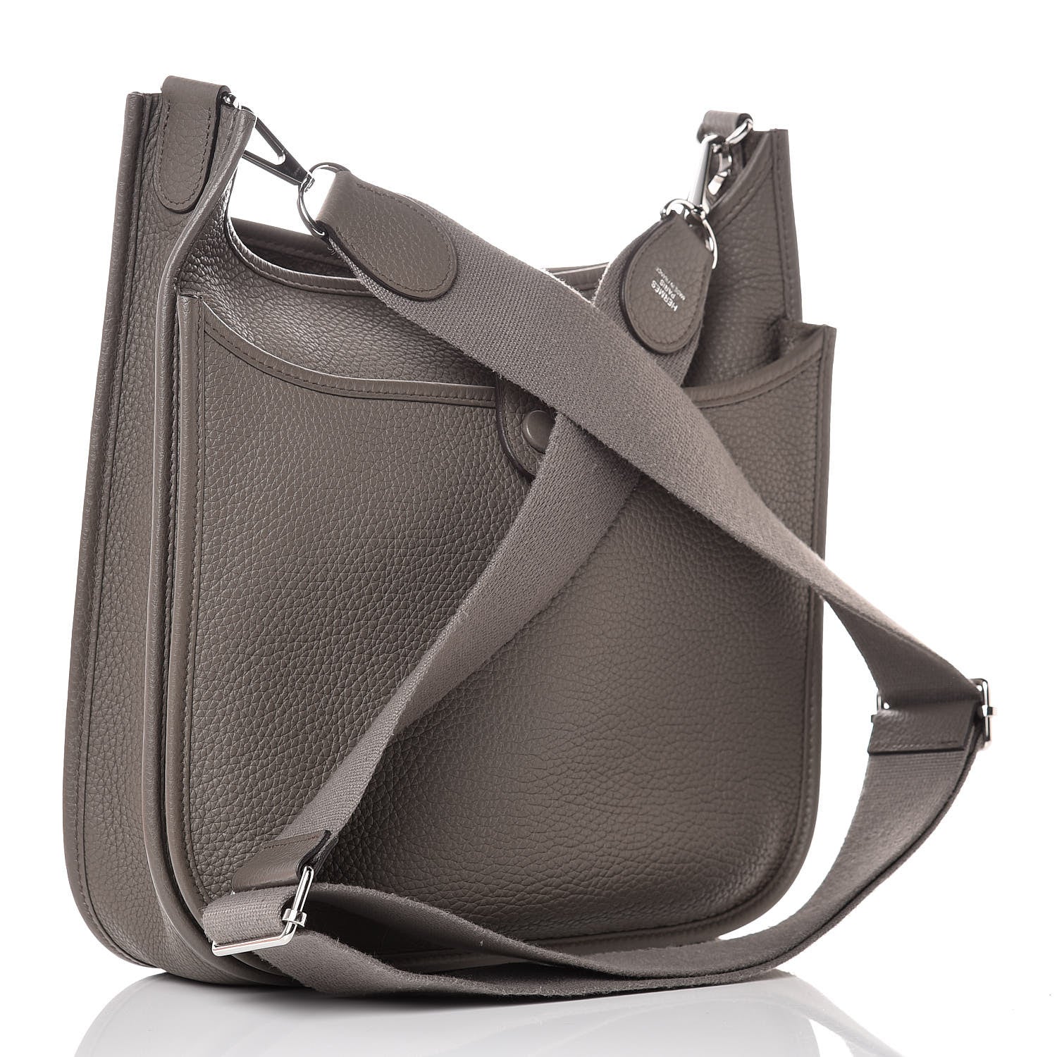 Hermes Taurillon Clemence Evelyne III PM Etain 3 of 13