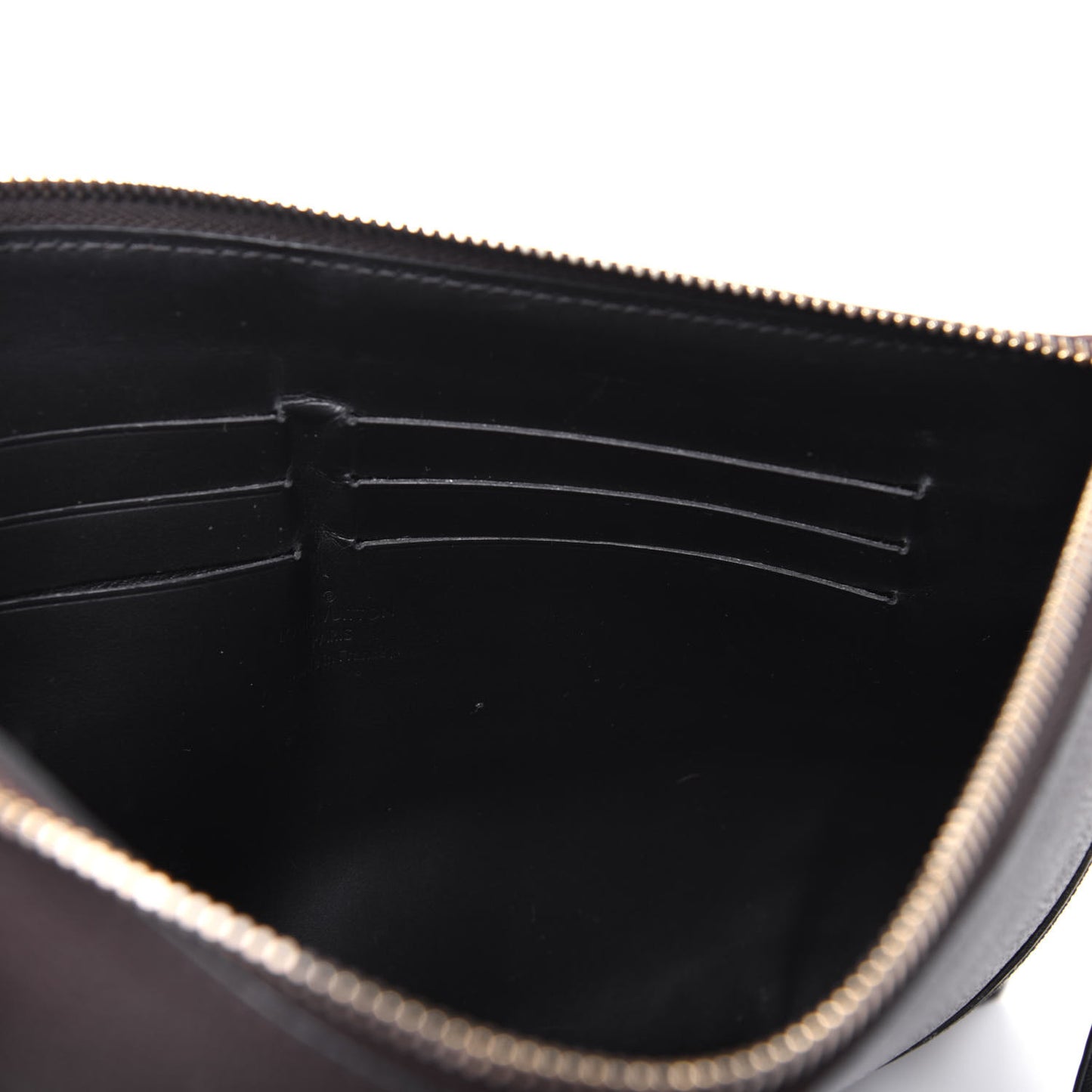 Monogram Veau Cachemire W Pochette Chocolate