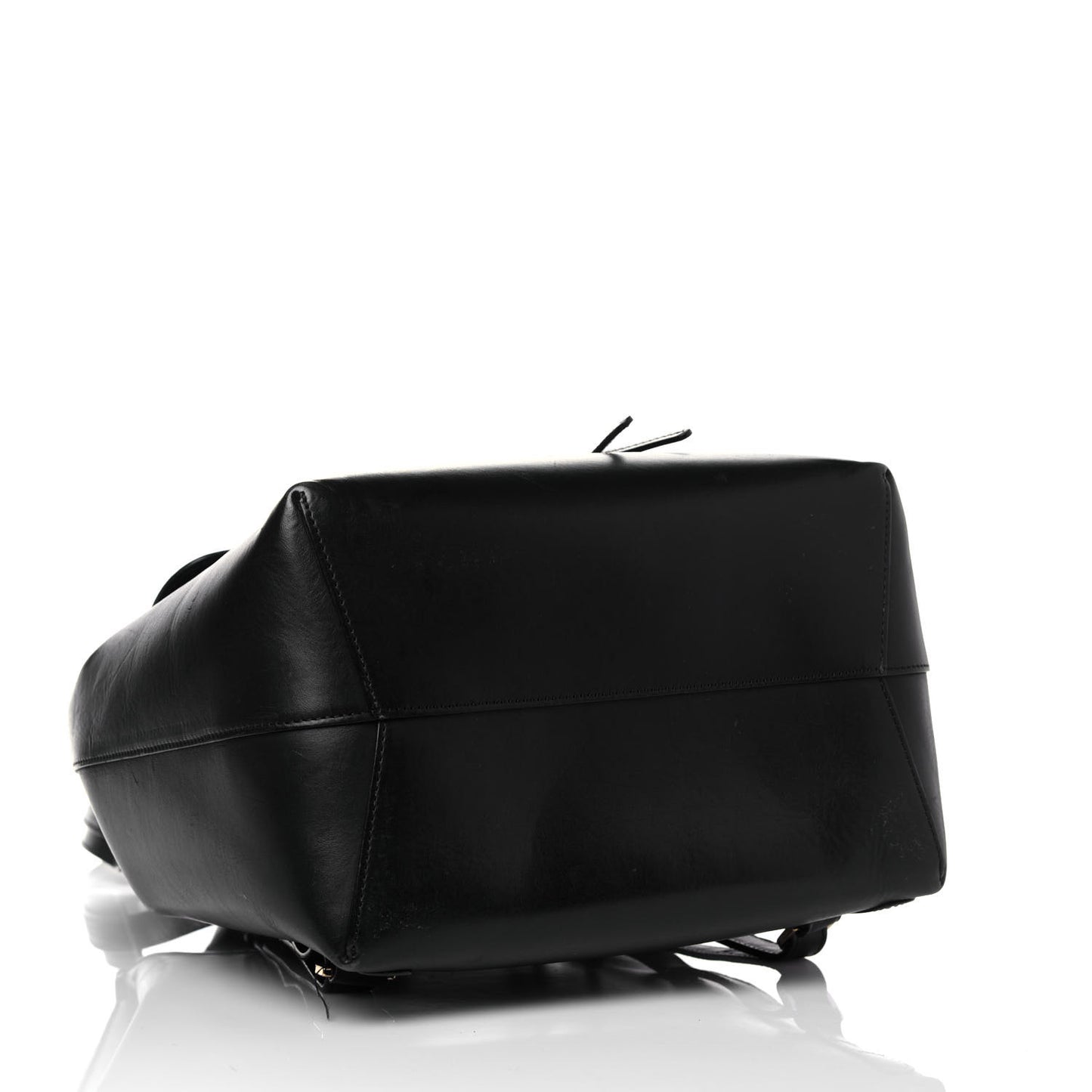 Vegetable Tanned Calfskin Backpack Black Flamma