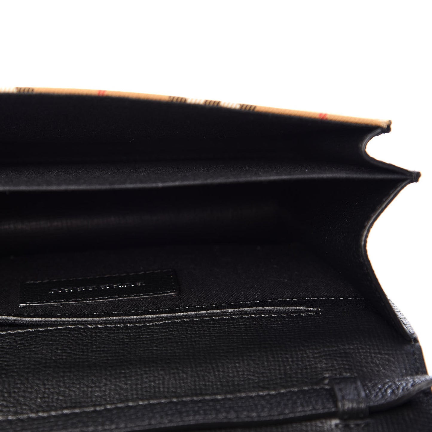 Derby Calfskin Vintage Check Small Macken Crossbody Bag Black