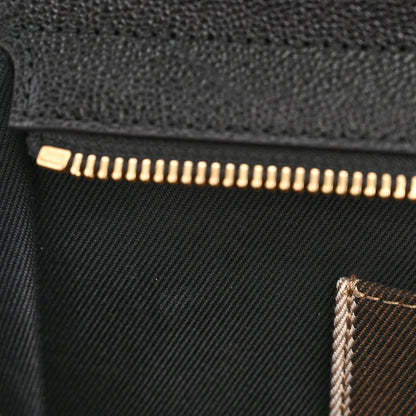 Burberry Calfskin Mega Check Small Banwell Tote Black 12 of 14