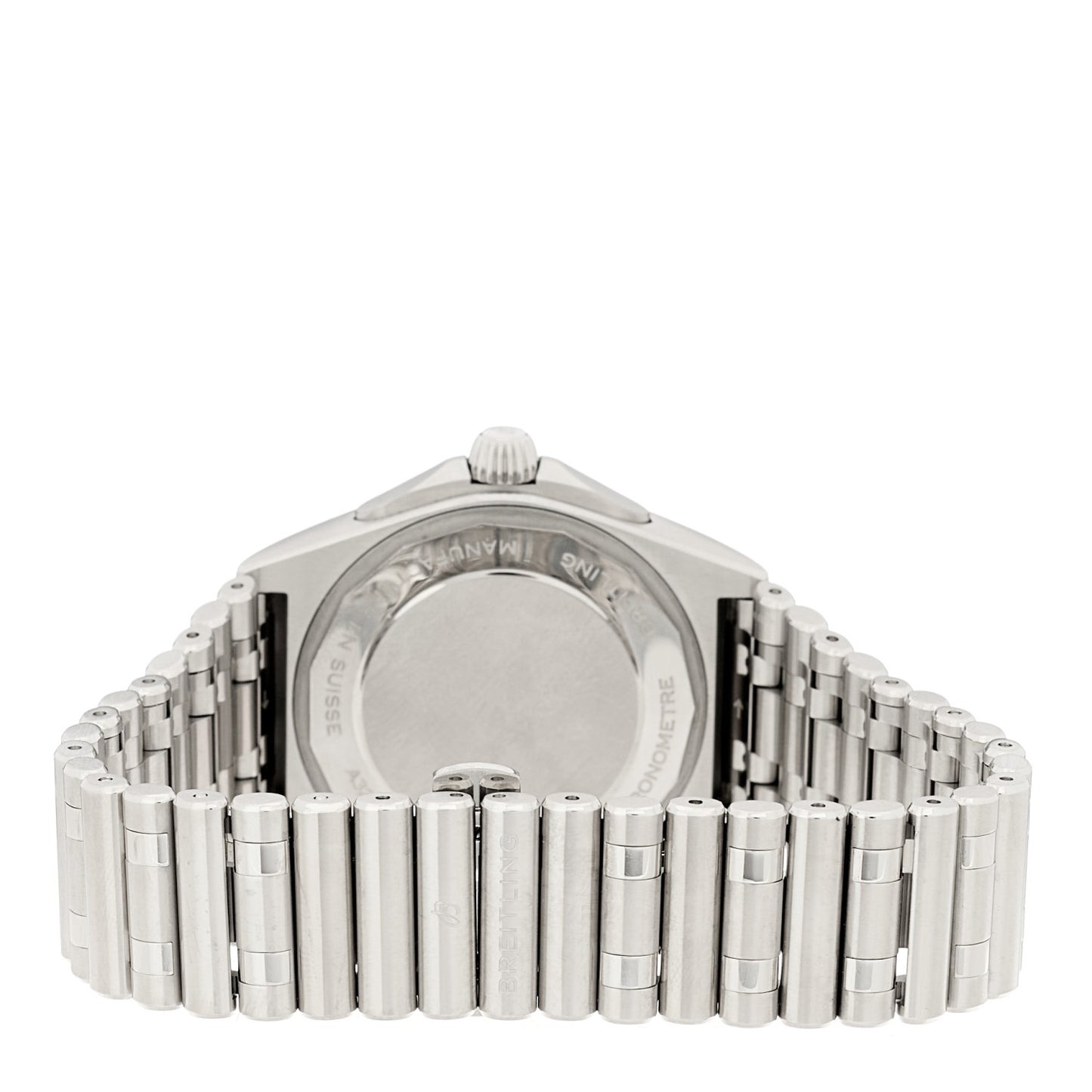 Stainless Steel 40mm Chronomat GMT Automatic Watch White A32398101A1A1