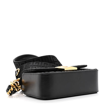 Givenchy Canvas Embroidered Small 4G Woven Chain Crossbody Black 4 of 9