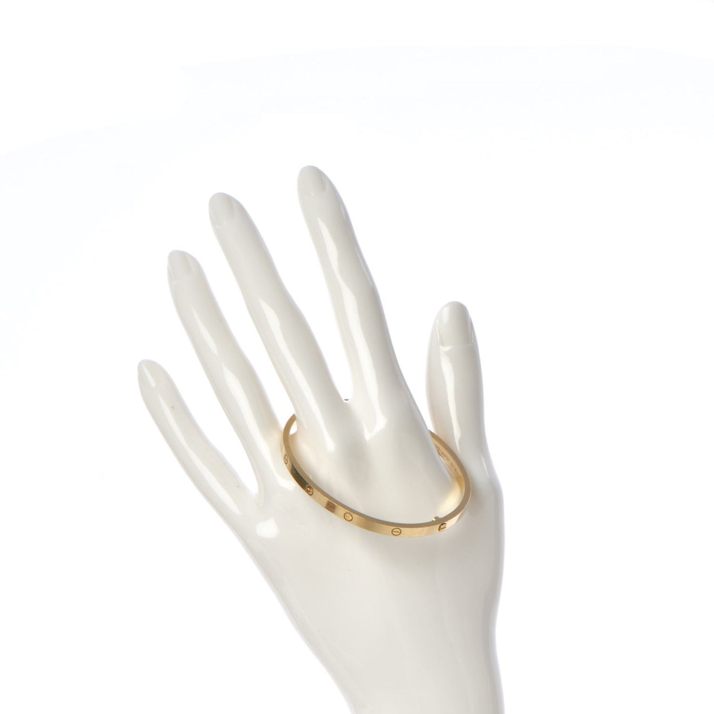 18K Yellow Gold Small LOVE Bracelet 17