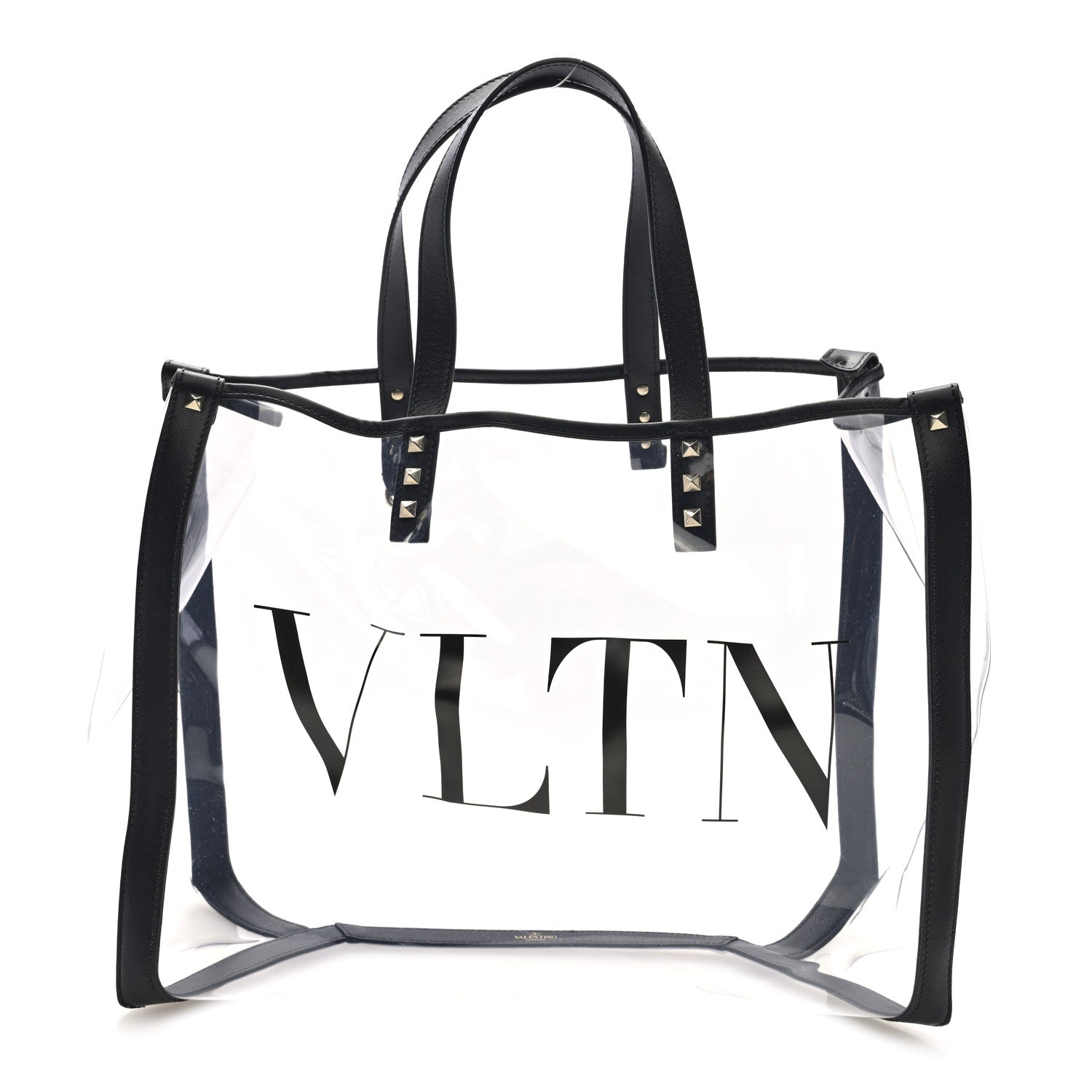 Valentino Garavani Plexy VLTN Shopping Bag Transparent 1 of 10