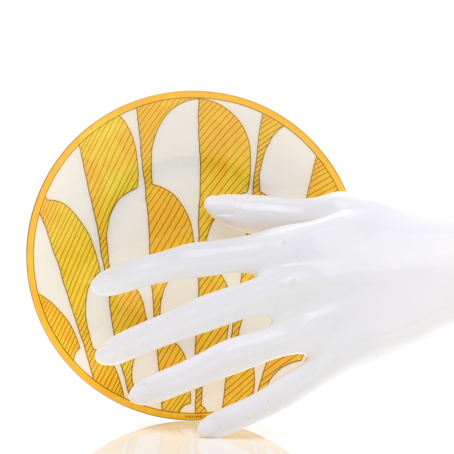 Porcelain Soleil d'Hermes Bread and Butter Plate Set of 2