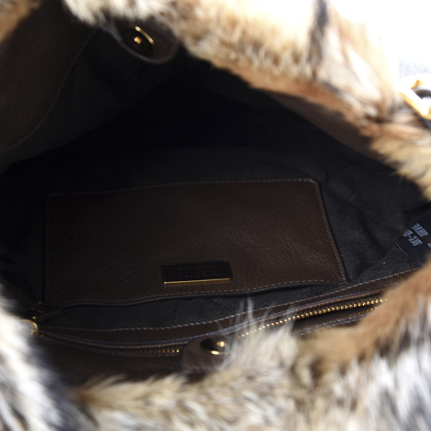 Prada Fox Fur Hobo Naturale 5 of 9