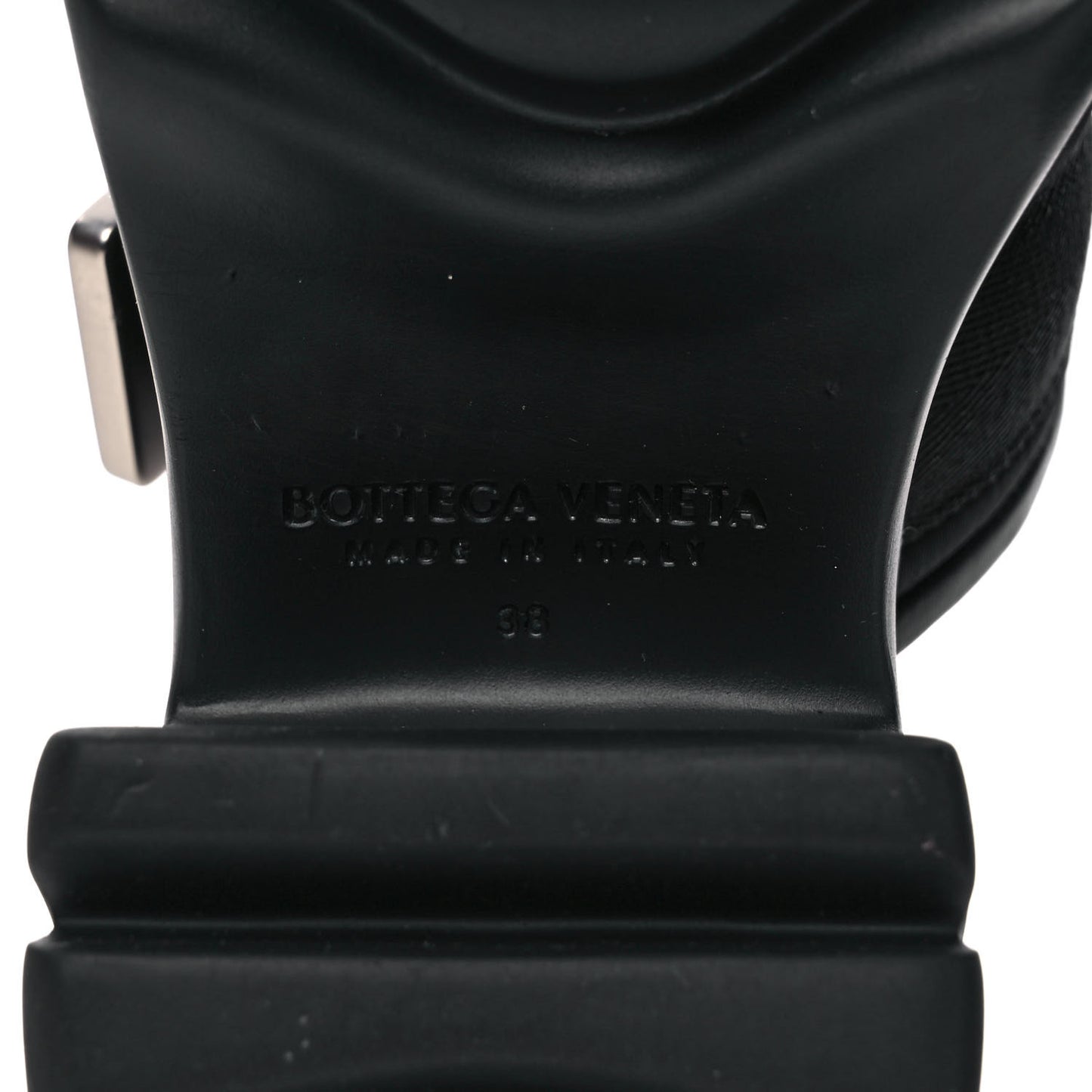 Nappa Flash 80mm Sandals 38 Black