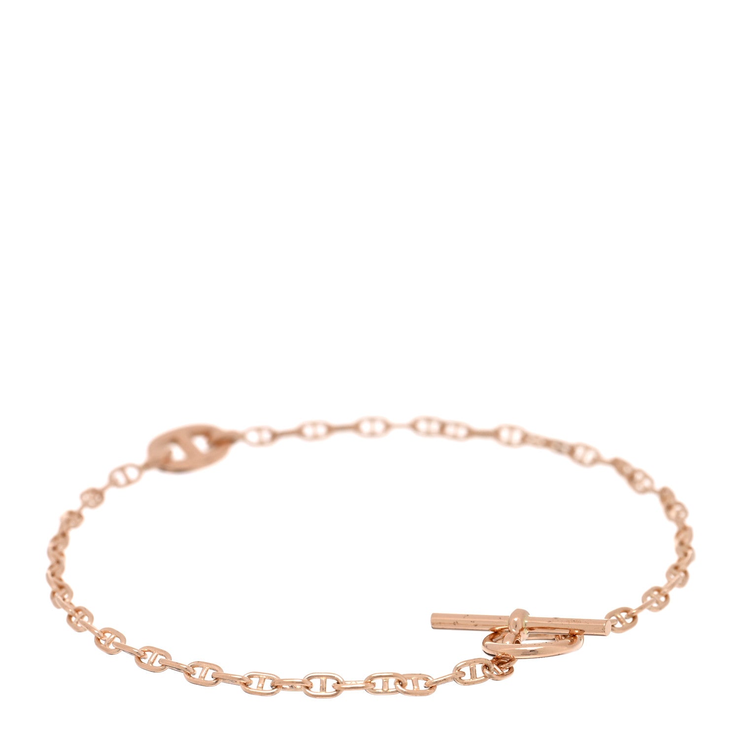 Hermes 18K Rose Gold TPM Farandole Bracelet LG 2 of 4