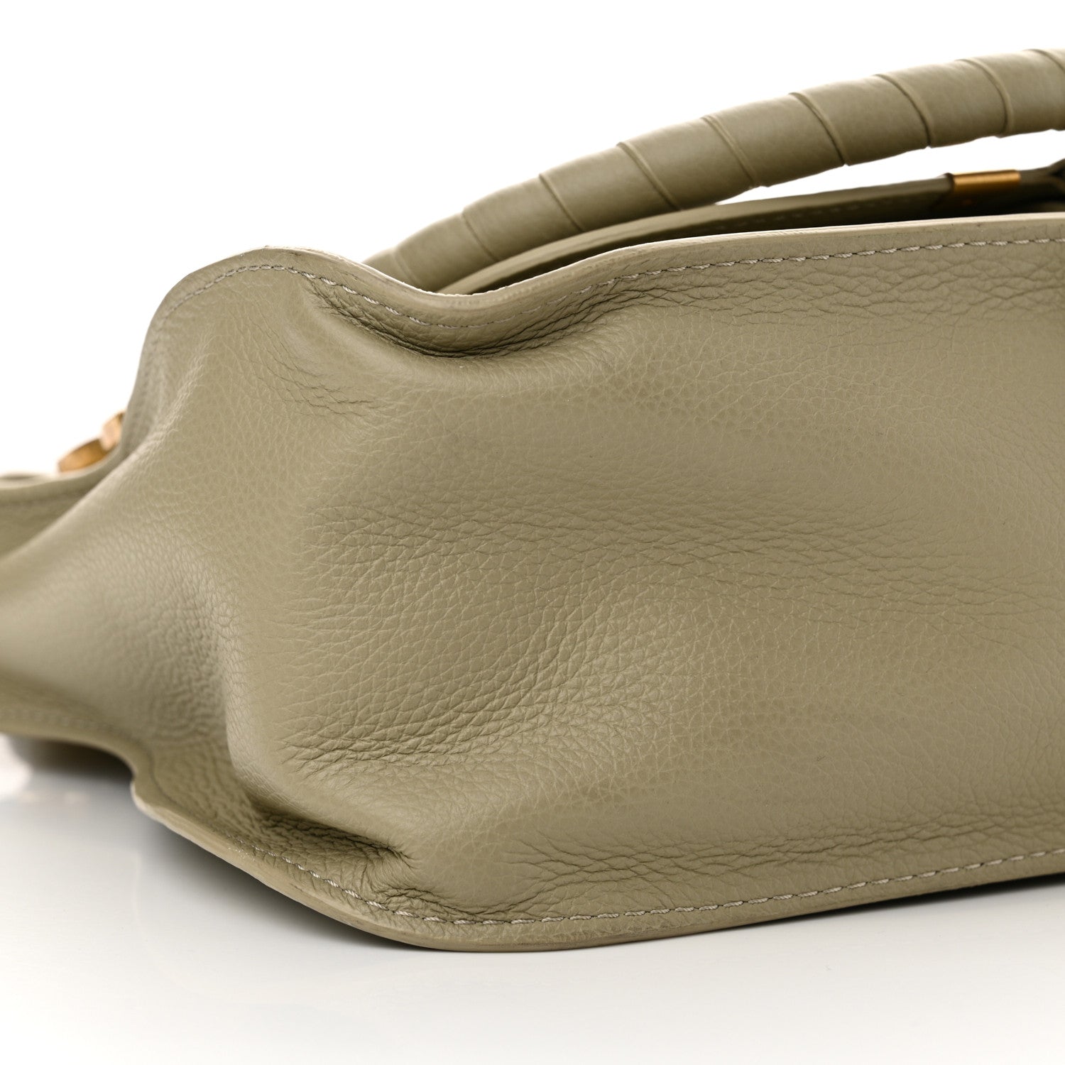 Chloe Calfskin Braided Medium Marcie Double Carry Slate Green 9 of 10