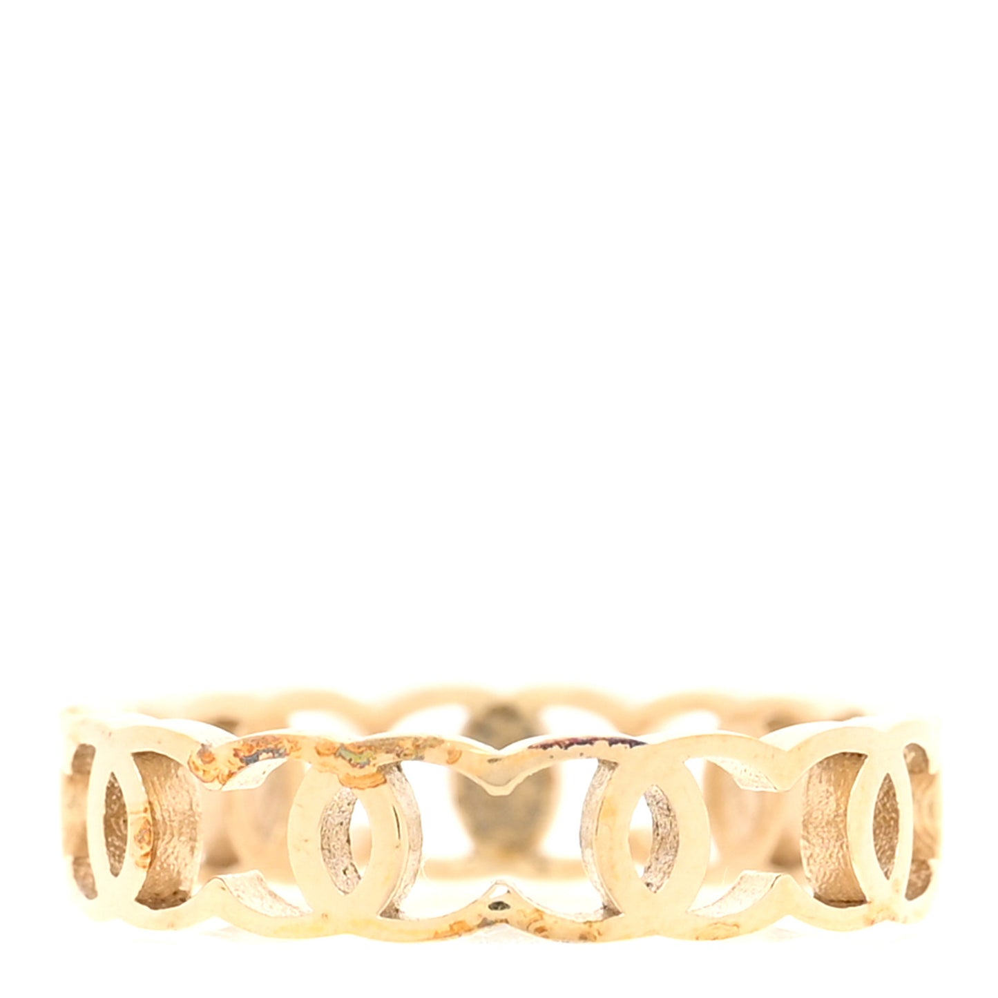 Metal CC Ring 52 6 Gold