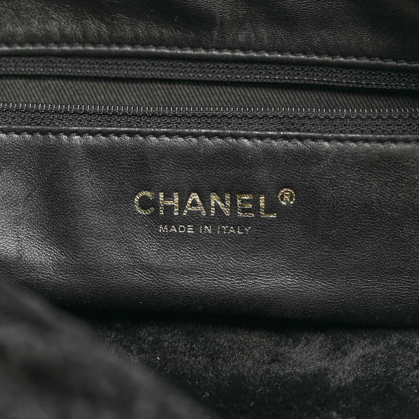 Suede Sparkling Winter Messenger Black