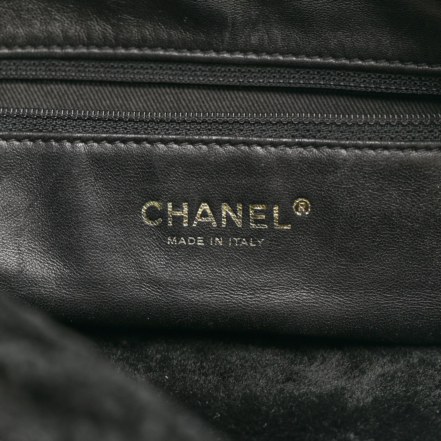 Chanel Suede Sparkling Winter Messenger Black 7 of 14