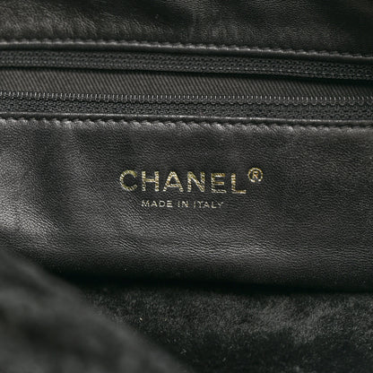 Chanel Suede Sparkling Winter Messenger Black 7 of 14
