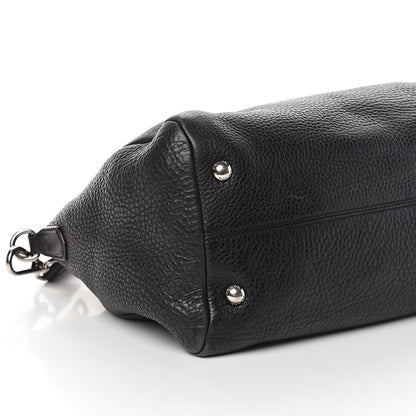 Prada Vitello Daino Shopping Satchel Black 8 of 9