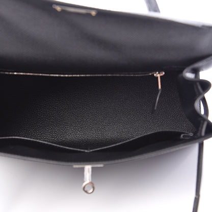 Hermes Epsom Kelly Sellier 28 Black 6 of 10