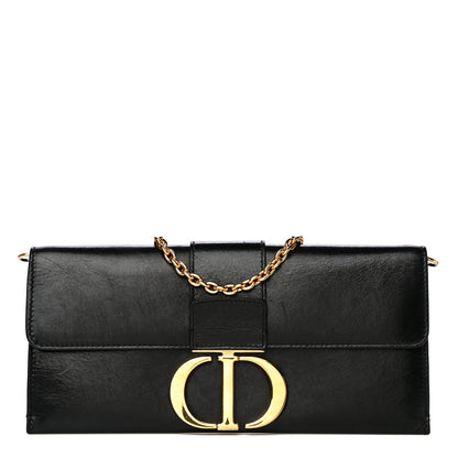 Christian Dior Calfskin 30 Montaigne Chain Pouch Black 1 of 21