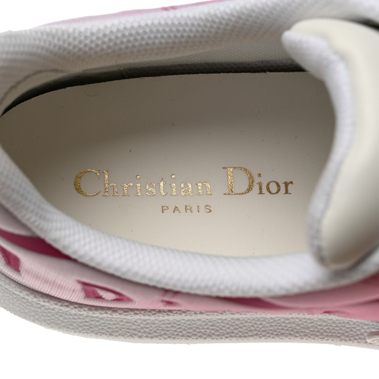 Reflective Fabric Shaded Dior-ID Platform Sneakers 41.5 Raspberry