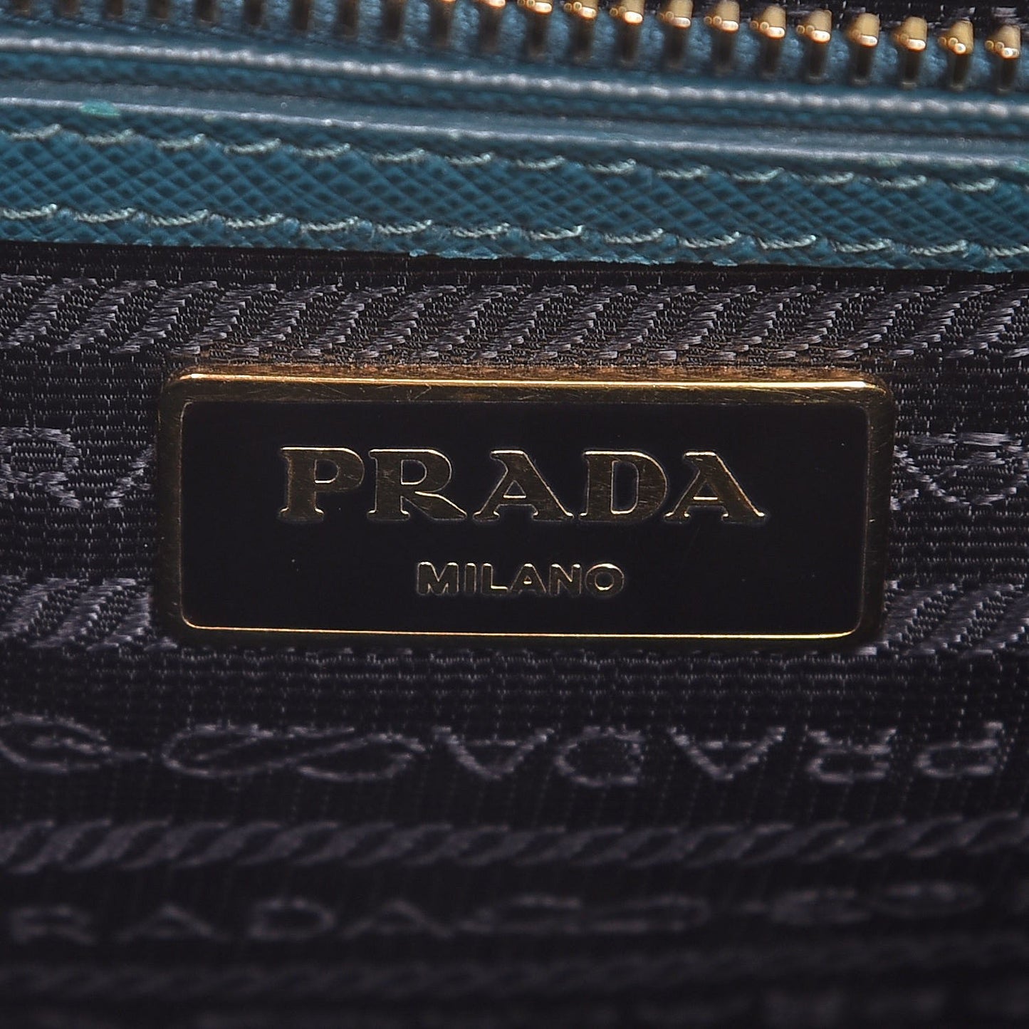 Saffiano Lux Mini Galleria Double Zip Tote Ottanio