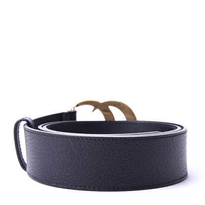 Gucci Textured Calfskin Double G 40mm Belt 85 34 Black 2 of 5