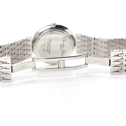 Christian Dior Stainless Steel Diamond 30mm Round Quartz Watch 5 of 5