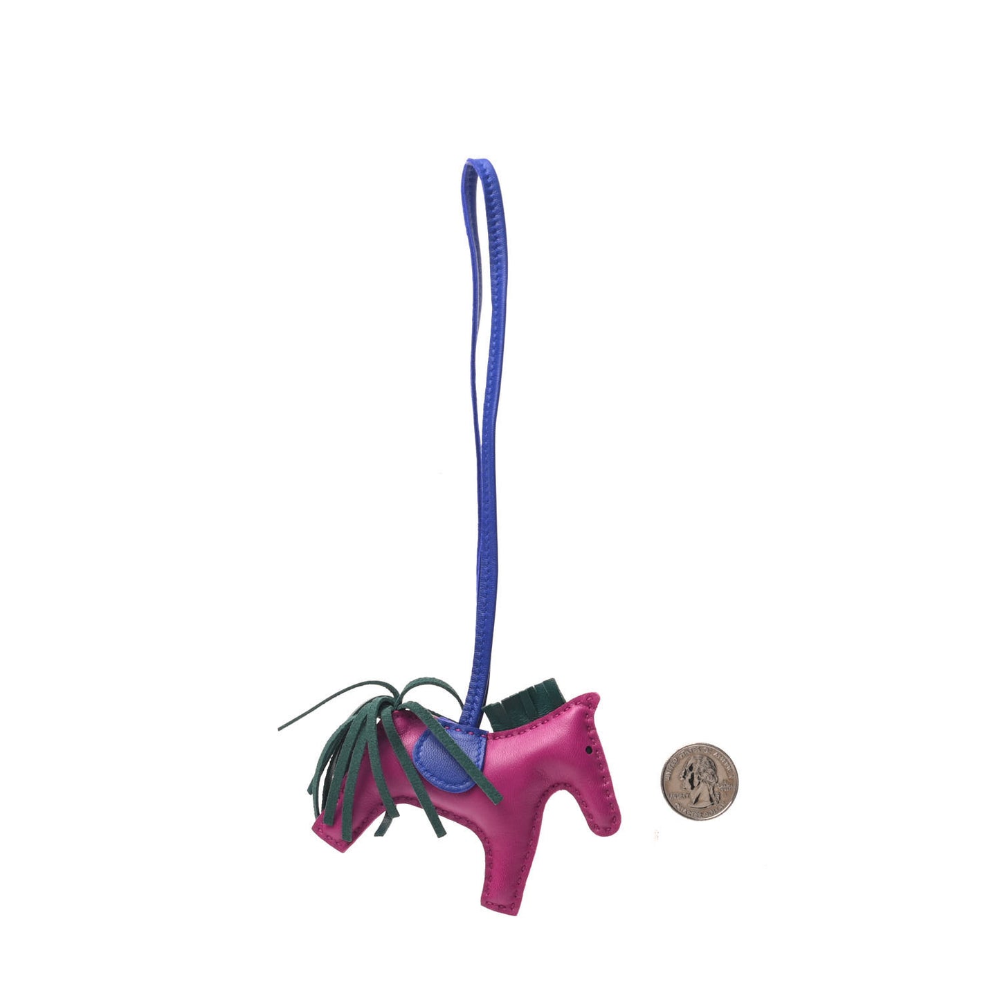Milo Lambskin Grigri Rodeo Horse Bag Charm PM Rose Pourpre Bleu Electrique Malachite