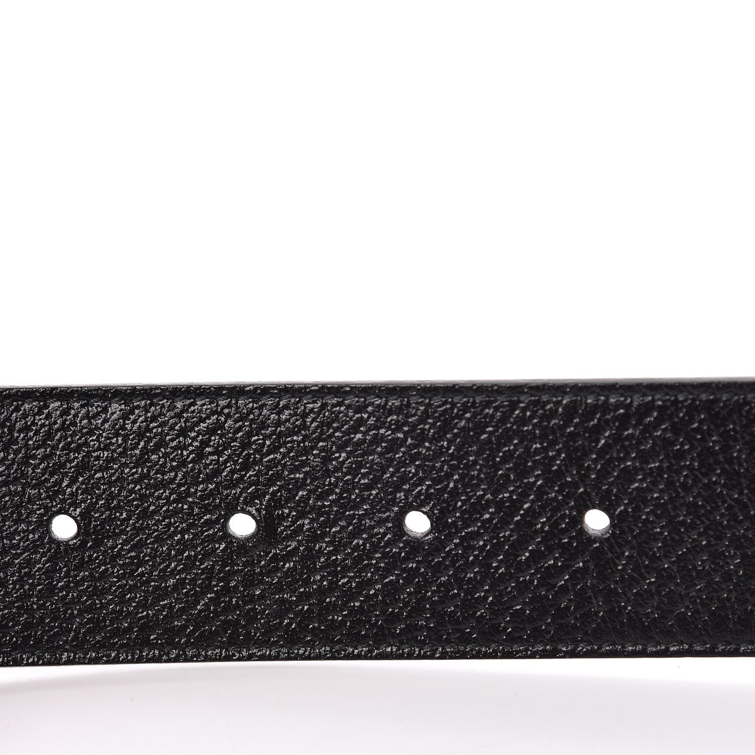 Gucci Textured Calfskin Double G 40mm Belt 75 30 Black 5 of 8