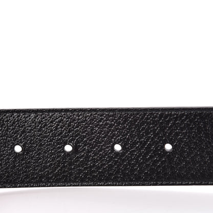Gucci Textured Calfskin Double G 40mm Belt 75 30 Black 5 of 8