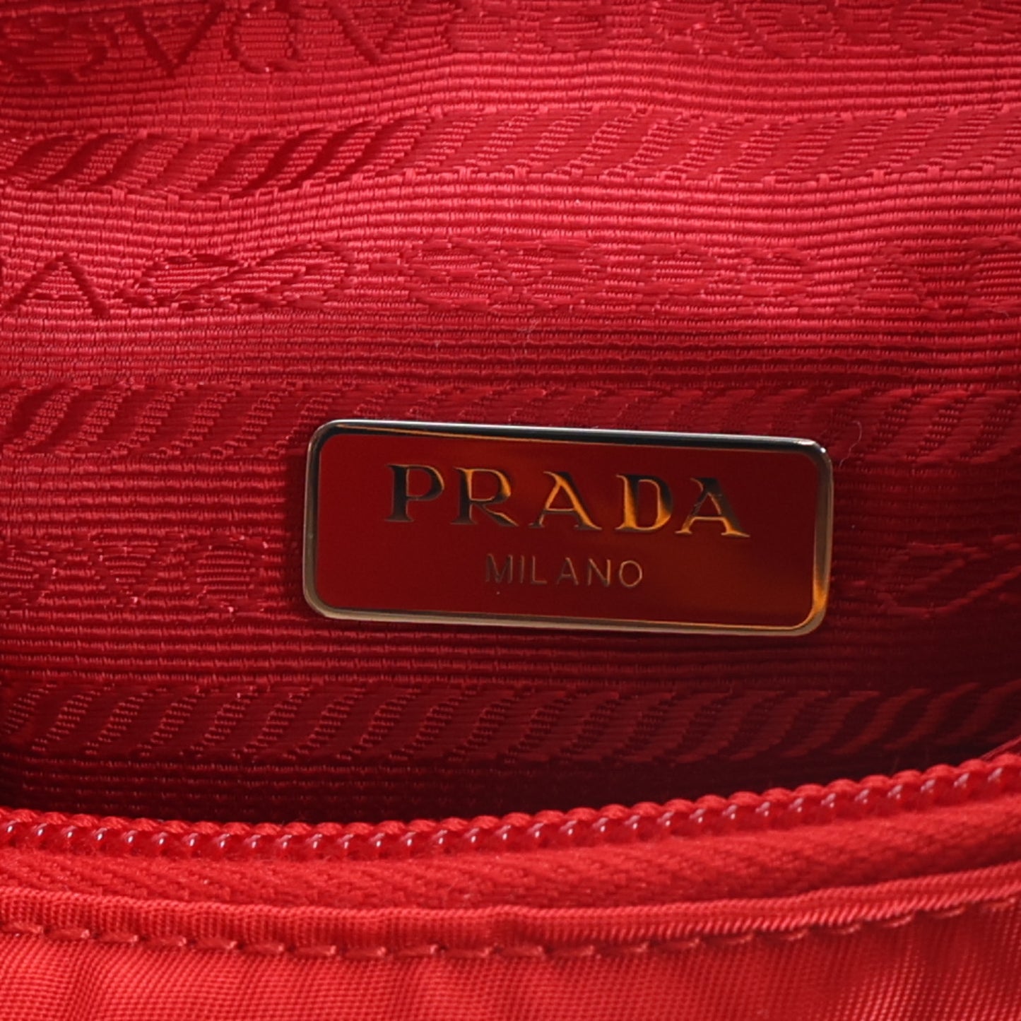Tessuto Nylon Mini Re-Edition 2000 Bag Rosso