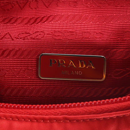 Prada Tessuto Nylon Mini Re-Edition 2000 Bag Rosso 6 of 11